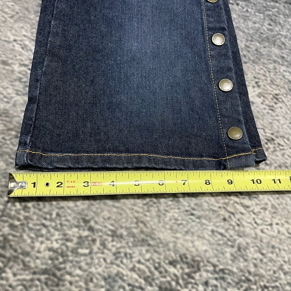 Polo Jeans Co. Womens 6 (30x32) Blue Stretch Bootcut W/ Snaps Western Low Rise - Picture 16 of 16